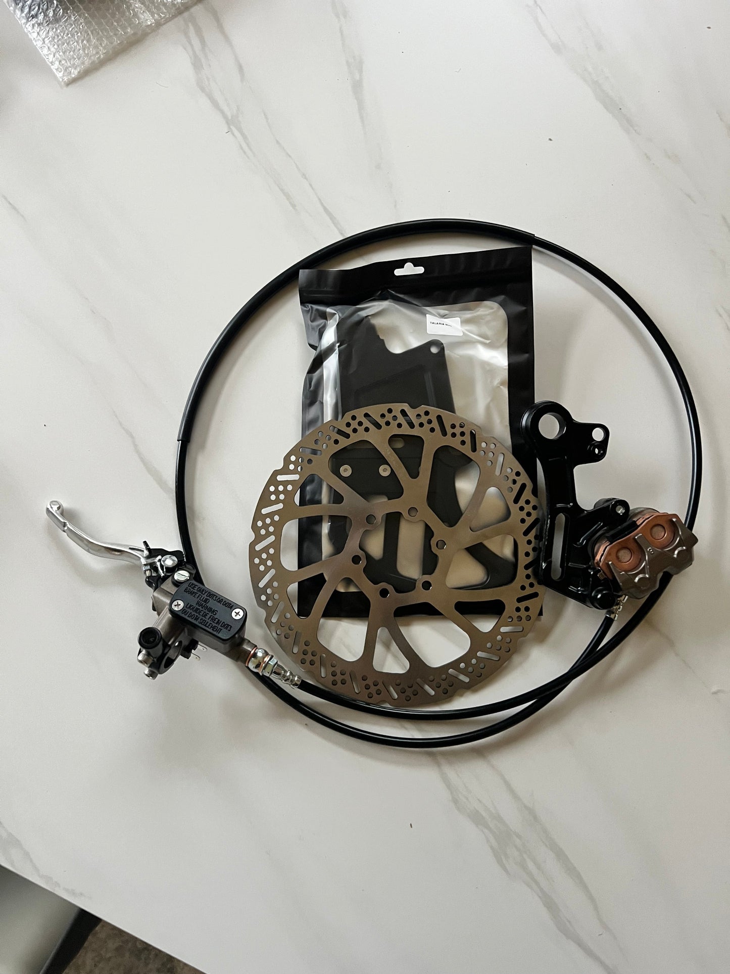 Talaria MX5 Rear Moto Brake Kit — Single Caliper